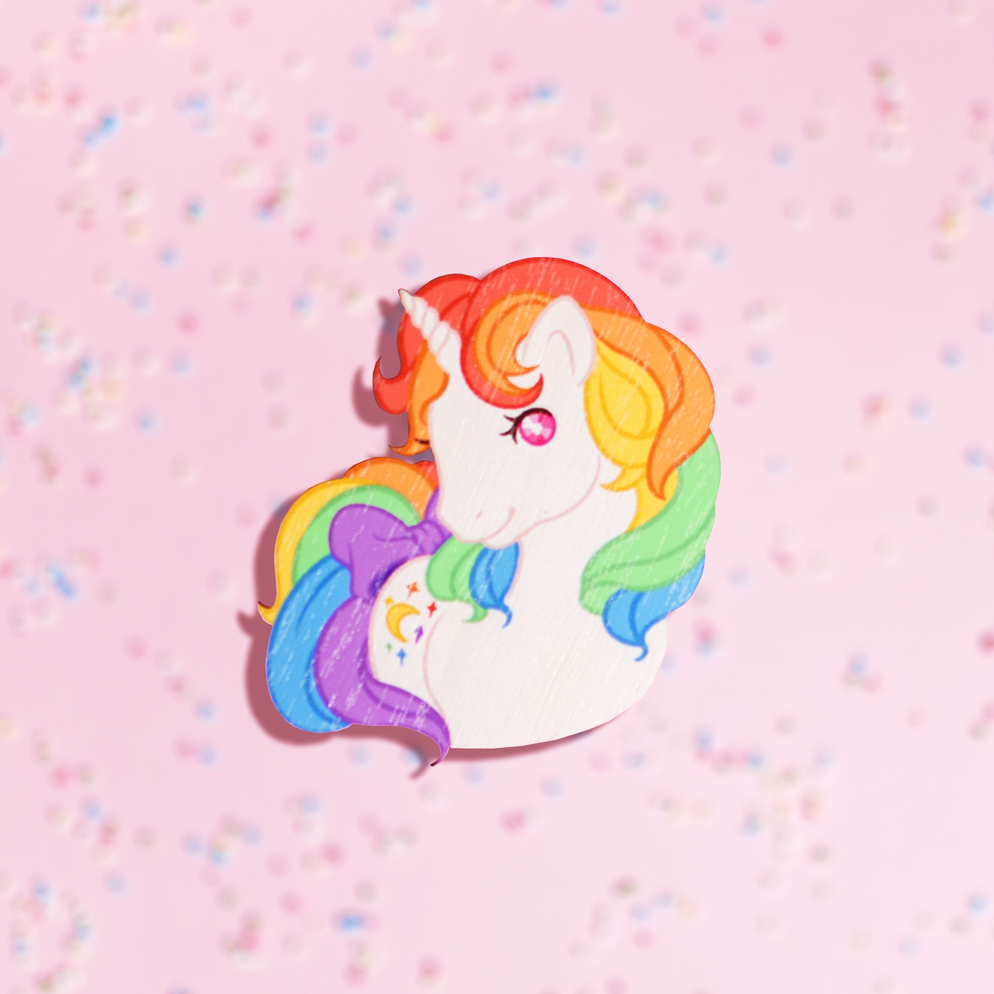 Pride Poni | Puinen magneetti