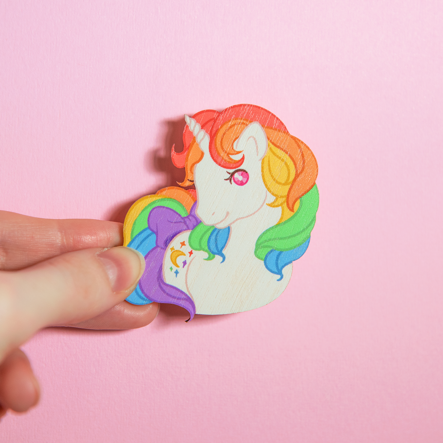 Pride Poni | Puinen magneetti